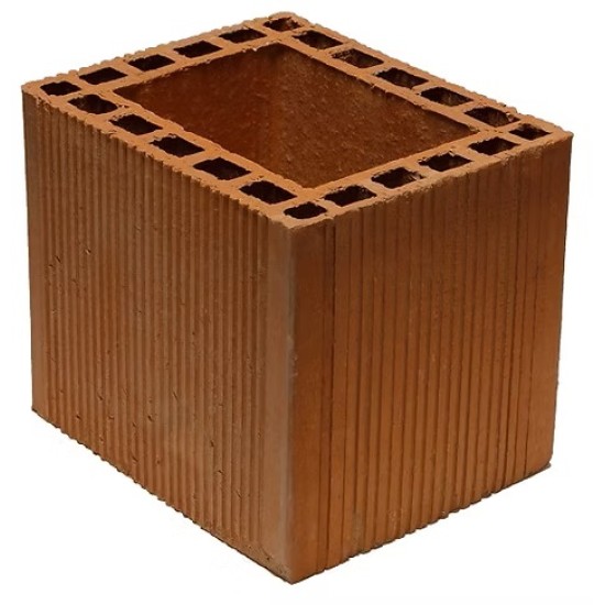 Ortaş Tuğla - 250 x 190 x 200 mm Ebatlarında Tekli Şönt Baca Tuğlası