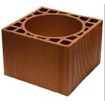 Ortaş Tuğla - 300 x 300 x 200 mm Ebatlarında Kalorifer Baca Tuğlası - 300'lük Kalorifer Baca Tuğlası