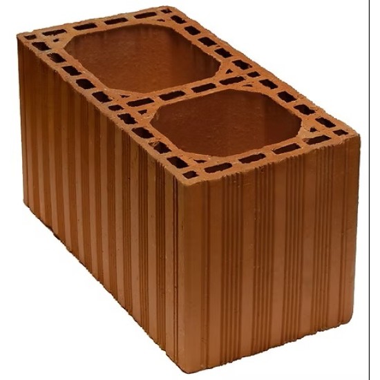 Ortaş Tuğla - 400 x 200 x 200 mm Ebatlarında Çiftli Şönt Baca Tuğlası