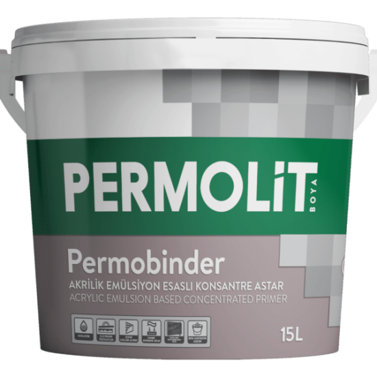 Permolit - Permobinder Akrilik Emülsiyon Esaslı Konsantre Astar