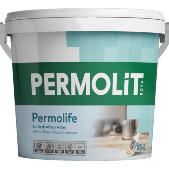Permolit - Permolife Su Bazlı Örtücü Ahşap Astarı