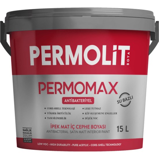 Permolit - Permomax Antibakteriyel İpek Mat İç Cephe Boyası