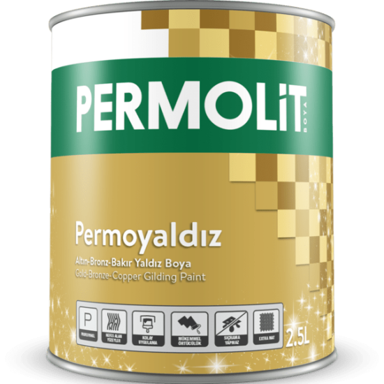 Permolit - Permoyaldız Altın Bronz Bakır Yaldız Boya