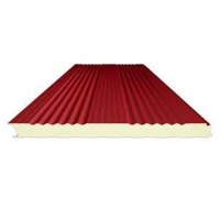 0,50 + 0,40 + (40mm dolgulu), Poliizosiyanurat (PIR) yalıtımlı gizli vidalı sandviç cephe paneli