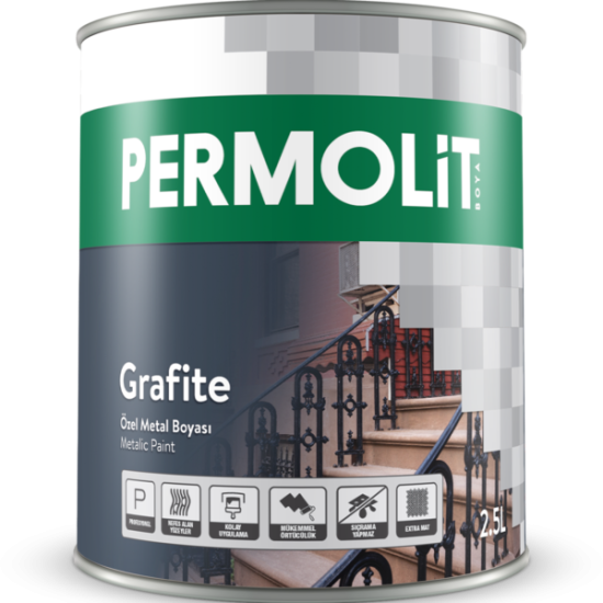 PERMOLİT - Grafite Özel Metal Boyası