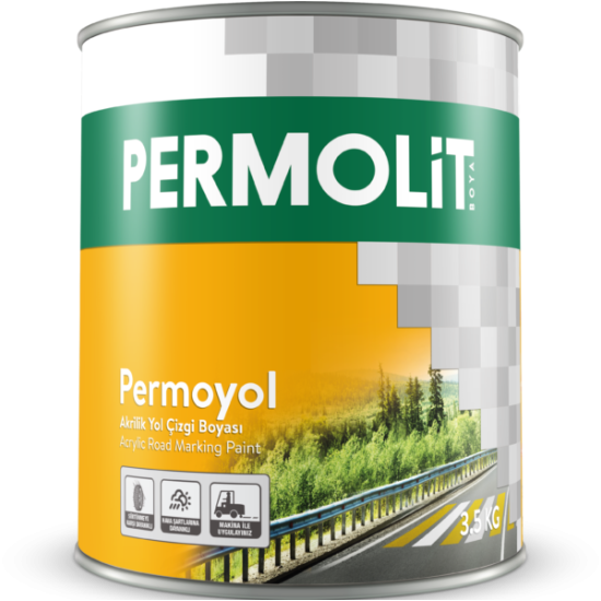 PERMOLİT - Permoyol Akrilik Yol Çizgi Boyası