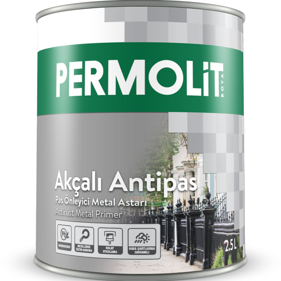 PERMOLİT - AKÇALI Antipas Pas Önleyici Metal Astarı