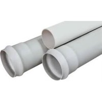 Ø 100 mm anma çaplı, Sert PVC plastik içme suyu borusu, 16 atmosfer basınç dayanımlı, yapıştırma muflu