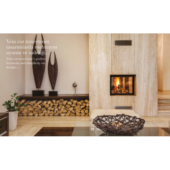 Sesemar Mermer - Light Vein Cut Travertine - Traverten