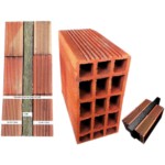 Tekinler Baf Tuğla - 10'luk Blok Tuğla - 190 x 100 x 190 mm Ebatlarında Yatay Delikli Tuğla