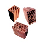 Tekinler Baf Tuğla - 14,5’luk İzotermo Tuğla - 240 x 165 x 235 mm Ebatlarında Düşey Delikli Tuğla