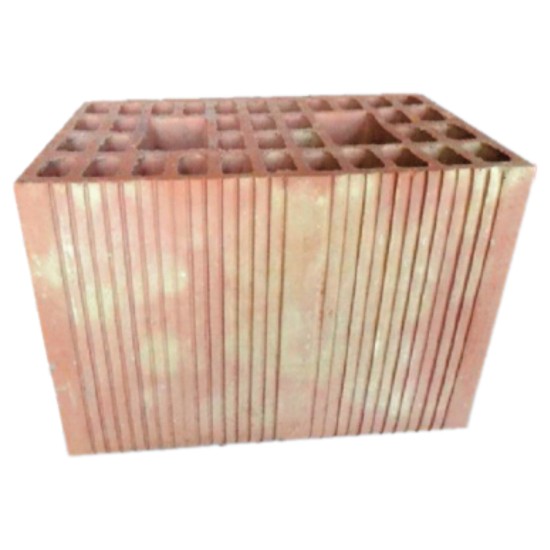 Tekinler Baf Tuğla - İ-14 - İzo Yığma Tuğla - 290 x 190 x 190 mm Ebatlarında Düşey Delikli Tuğla