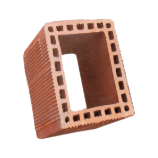 Tekinler Baf Tuğla - Küçük Kare Baca Tuğlası - 180 x 220 x 190 mm Ebatlarında