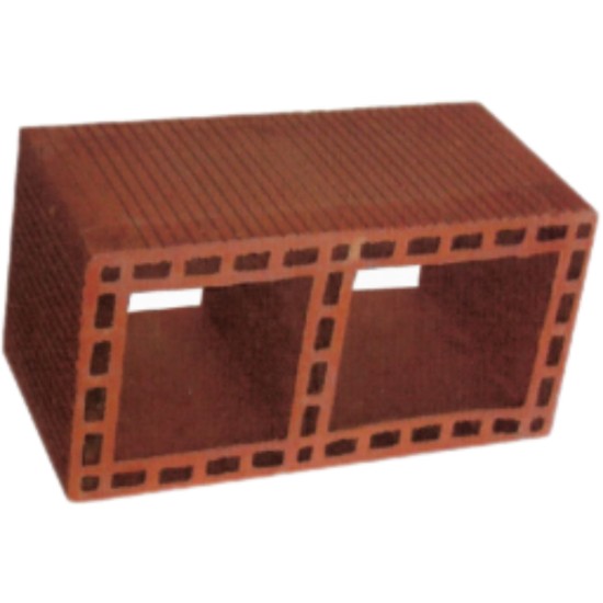 Tekinler Baf Tuğla - Şönt Baca Tuğlası - 400 x 200 x 190 mm Ebatlarında