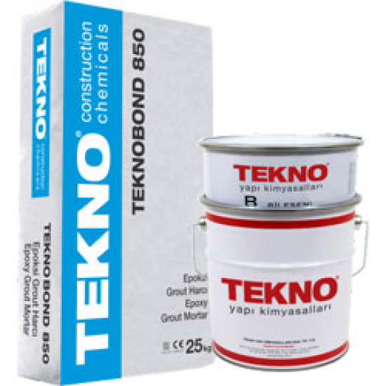 Tekno Yapı Kimyasalları - Teknobond 850 (Üç Bileşenli) - Epoksi Grout Harcı