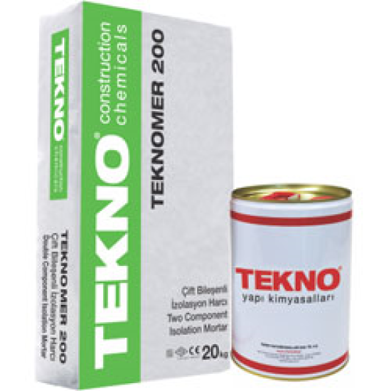 Tekno Yapı Kimyasalları - Teknomer 200 (İki Bileşenli) - Su Yalıtım Malzemesi