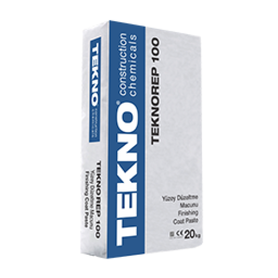 Tekno Yapı Kimyasalları - Teknorep 100 - Çimento Esaslı Düzeltme Macunu