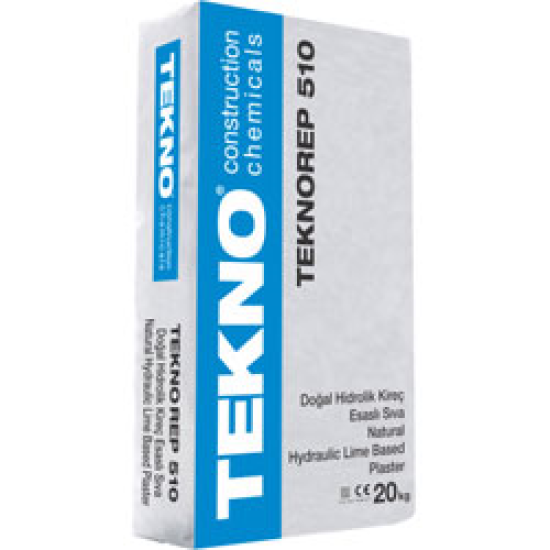Tekno Yapı Kimyasalları - Teknorep 510 - Doğal Hidrolik Kireç Esaslı Sıva
