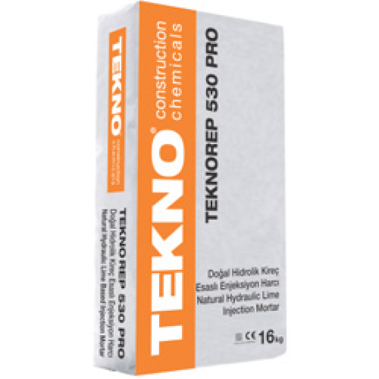 Tekno Yapı Kimyasalları - Teknorep 530 Pro - Doğal Hidrolik Kireç Esaslı Harç