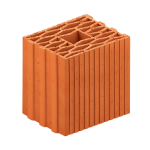 Zümrüt Kiremit Tuğla - İzoblok 15 Tuğla - 250 x 150 x 235 mm Ebatlarında Düşey Delikli Tuğla