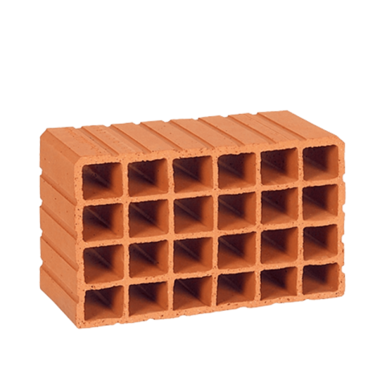 Zümrüt Kiremit Tuğla - Asmolen 25’lik Tuğla - 290 x 250 x 400 mm Ebatlarında Asmolen Döşeme Tuğlası