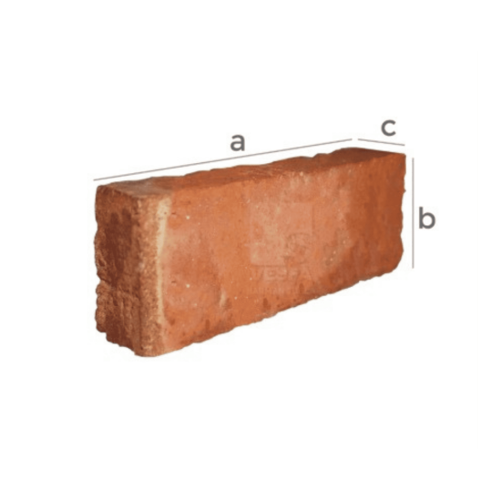 Zümrüt Kiremit Tuğla - Bisküvi Harman Tuğla - 150 x 60 x 30 mm Ebatlarında