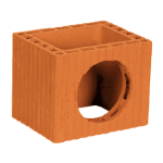 Zümrüt Kiremit Tuğla - Kare Baca Tuğlası - 240 x 190 x 190 mm Ebatlarında