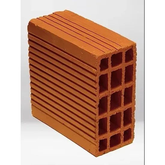 Ortaş Tuğla - 8,5'luk Tuğla - 190 x 85 x 190 mm Ebatlarında Yatay Delikli Tuğla