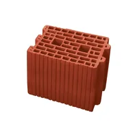 Çenesizler Toprak - Kiremit Tuğla - Poroton Tuğla-1 - 290 x 190 x 235 mm Ebatlarında Düşey Delikli Tuğla