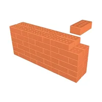 Çenesizler Toprak - Kiremit Tuğla - Büyük Pres Tuğla - 215 x 102 x 65 mm Ebatlarında Pres Tuğla