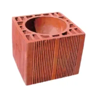 Tekinler Baf Tuğla - Süper Yuvarlak Baca Tuğlası - 250 x 250 x 190 mm Ebatlarında