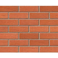 Kırmızı Renkte, 15 mm Kalınlıkta, Yüzey Alanı ≤ 0.04 m² Cephe Kaplama Tuğlası