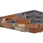 Farklı Renk Tonlarının Karışımı Renkte, 16-30 mm Kalınlıkta, Yüzey Alanı > 0.15 m² Giydirme Cephe Tuğlası Farklı Renk Tonlarının Karışımı Renkte, 16-30 mm Kalınlıkta, Yüzey Alanı > 0.15 m² Giydirme Cephe Tuğlası