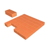 Çenesizler Toprak - Kiremit Tuğla - Çevre Taban Tuğlası 4 cm - 210 x 105 x 40 mm Ebatlarında