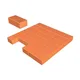 Çenesizler Toprak - Kiremit Tuğla - Çevre Taban Tuğlası 4 cm - 210 x 105 x 40 mm Ebatlarında