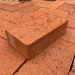 210 x 105 x 50 mm Ebatlarında Kırmızı Renkte Taban Tuğlası