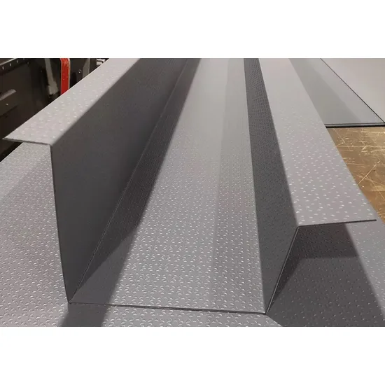 Alüminyumdan Mamul Kanatlı Oluk / Vadidere Su Yalıtımı Malzemesi - minimum 50 cm Genişlikte, Her Renkte, Kendinden Kanallı, UV Dayanımlı