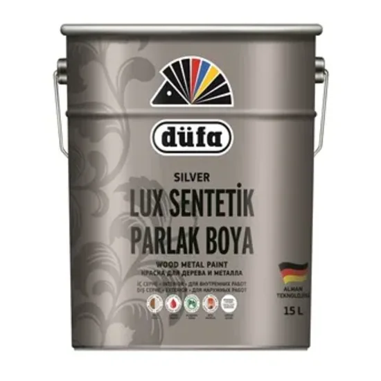 DÜFA - SİLVER LUX SENTETİK PARLAK BOYA - Dekoratif Son Kat Boyası