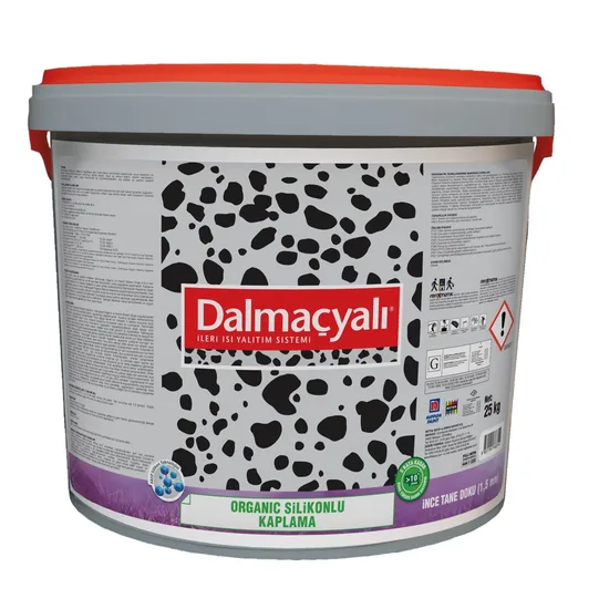 Filli Boya Dalmaçyalı - Organic Silikonlu Kaplama - İnce Tane Doku - 1,5 mm