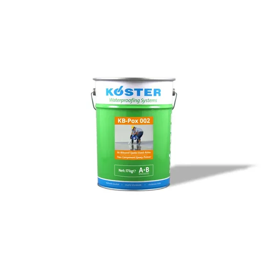 Köster - KB-Pox 002 (İki Bileşenli) - Epoksi ve Poliüretan Uygulamalar için Astar Köster - KB-Pox 002 (İki Bileşenli) - Epoksi ve Poliüretan Uygulamalar için Astar