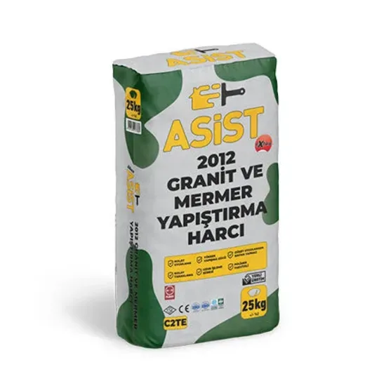 Albera Boya - Asist 2012 Granit ve Mermer Yapıştırma Harcı - Yapıştırma Harcı