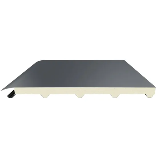Mekpan Panel - 5 Hadveli Membranlı Çatı Paneli (Kalınlık: 80 mm) (Alt Metal Kalınlığı: 0.6 mm)
