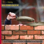 90 mm Kalınlığında Düşey Delikli Dış Cephe Tuğlalarıyla Duvar Örülmesi Malzeme Dahil Yapılması Fiyatı