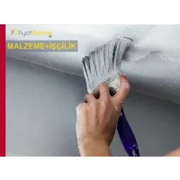 Eski Boyalı İç Cephe Yüzeylerinin Üç Kat Renkli Kireç Badana Yapılması Malzeme Dahil Yapılması Fiyatı