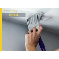 Eski Boyalı İç Cephe Yüzeylerinin Üç Kat Renkli Kireç Badana Yapılması Malzeme Hariç İşçilik Yapılması Fiyatı