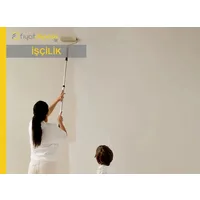 Eski Boyalı İç Cephe Yüzeylerinin Astar Uygulanarak İki Kat Su Bazlı Silikonlu Mat İç Cephe Boyasıyla Boyanması Malzeme Hariç İşçilik Yapılması Fiyatı - Örtücülük Sınıf  2 - YOD Sınıf 2 - Parlaklık G3 Sınıfı