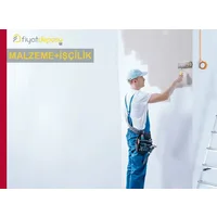 Saten Alçılı ve Alçıpanel İç Cephe Yüzeylerinin Astar Uygulanarak İki Kat Su Bazlı Silikonlu Mat İç Cephe Boyasıyla Boyanması Malzeme Dahil Yapılması Fiyatı - Örtücülük Sınıf 2 - YOD Sınıf 2 - Parlaklık G3 Sınıfı