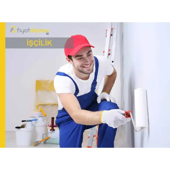 Yeni Sıvalı İç Cephe Yüzeylerinin Macun ve Astar Uygulanarak İki Kat Su Bazlı Silikonlu Yarı Mat İç Cephe Boyasıyla Boyanması Malzeme Hariç İşçilik Yapılması Fiyatı - Örtücülük Sınıf 2 - YOD Sınıf 1 - Parlaklık G2 Sınıfı