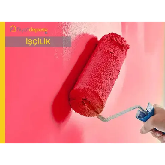 Yeni Sıvalı İç Cephe Yüzeylerinin Macun ve Astar Uygulanarak İki Kat Sentetik Esaslı Parlak İç Cephe Boyasıyla Boyanması Malzeme Hariç İşçilik Yapılması Fiyatı