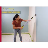 Saten Alçılı ve Alçıpanel İç Cephe Yüzeylerinin Astar Uygulanarak İki Kat Sentetik Esaslı Mat İç Cephe Boyasıyla Boyanması Malzeme Dahil Yapılması Fiyatı